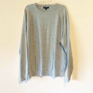 J.CREW Mercantile Mens Cotton Crewneck Sweater Extra Large XL Long Sleeves Blue